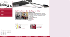 Desktop Screenshot of coiffuremary.ch